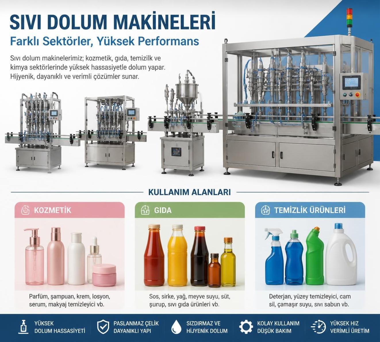 sıvı dolum makinesi fiyatları hakkında detaylı bilgi edinin. fiyatların nasıl belirlendiği ve hangi faktörlerin etkili olduğunu keşfedin.