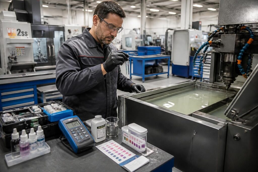 cnc soğutma sıvısı bakımı, makinenizin performansını ve ömrünü artırmak için çok önemlidir. bu makalede, soğutma sıvısının neden düzenli olarak kontrol edilmesi gerektiğini ve bakımının nasıl yapılacağını öğrenin.