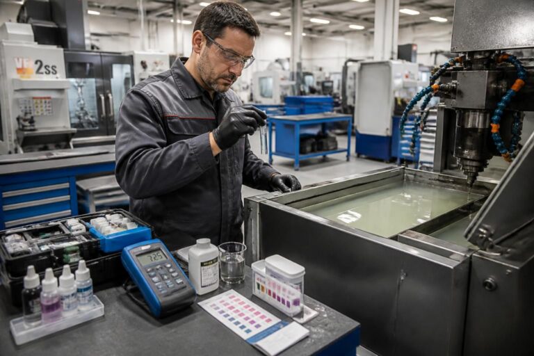 cnc soğutma sıvısı bakımı, makinenizin performansını ve ömrünü artırmak için çok önemlidir. bu makalede, soğutma sıvısının neden düzenli olarak kontrol edilmesi gerektiğini ve bakımının nasıl yapılacağını öğrenin.