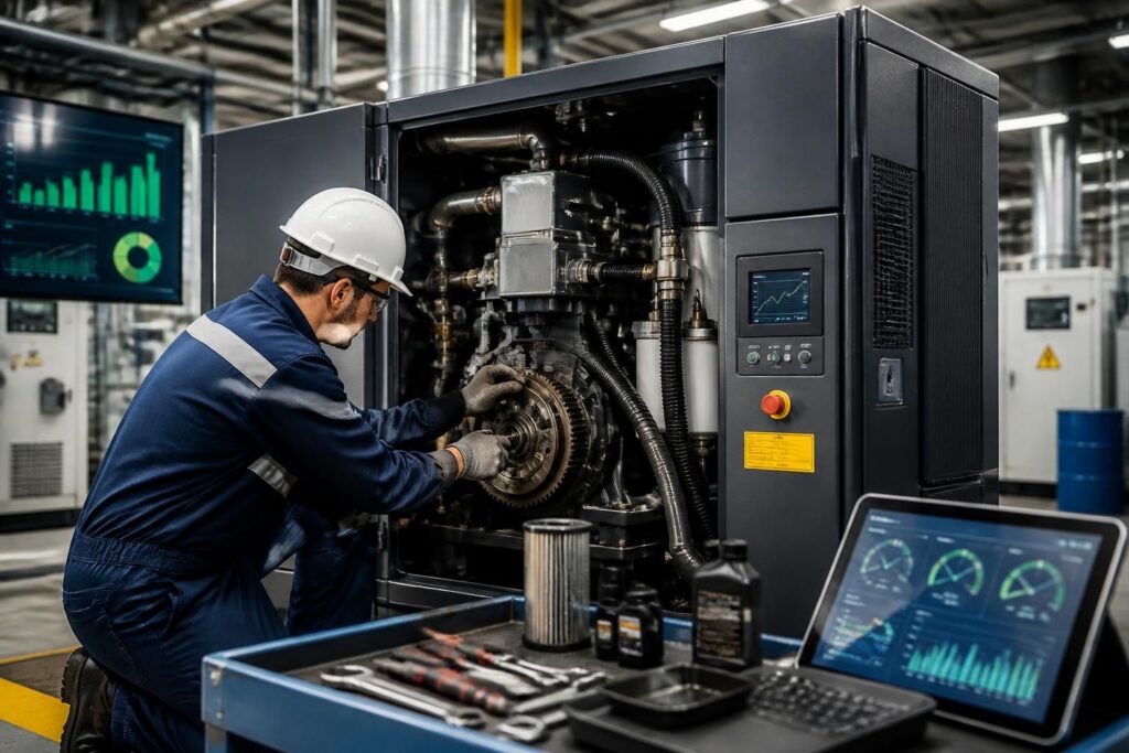 kompresör bakım maliyeti nasıl hesaplanır ve tasarruf sağlamak için hangi yöntemler kullanılır? bu rehberle bakım masraflarınızı optimize edin ve ekonomik çözümler bulun.